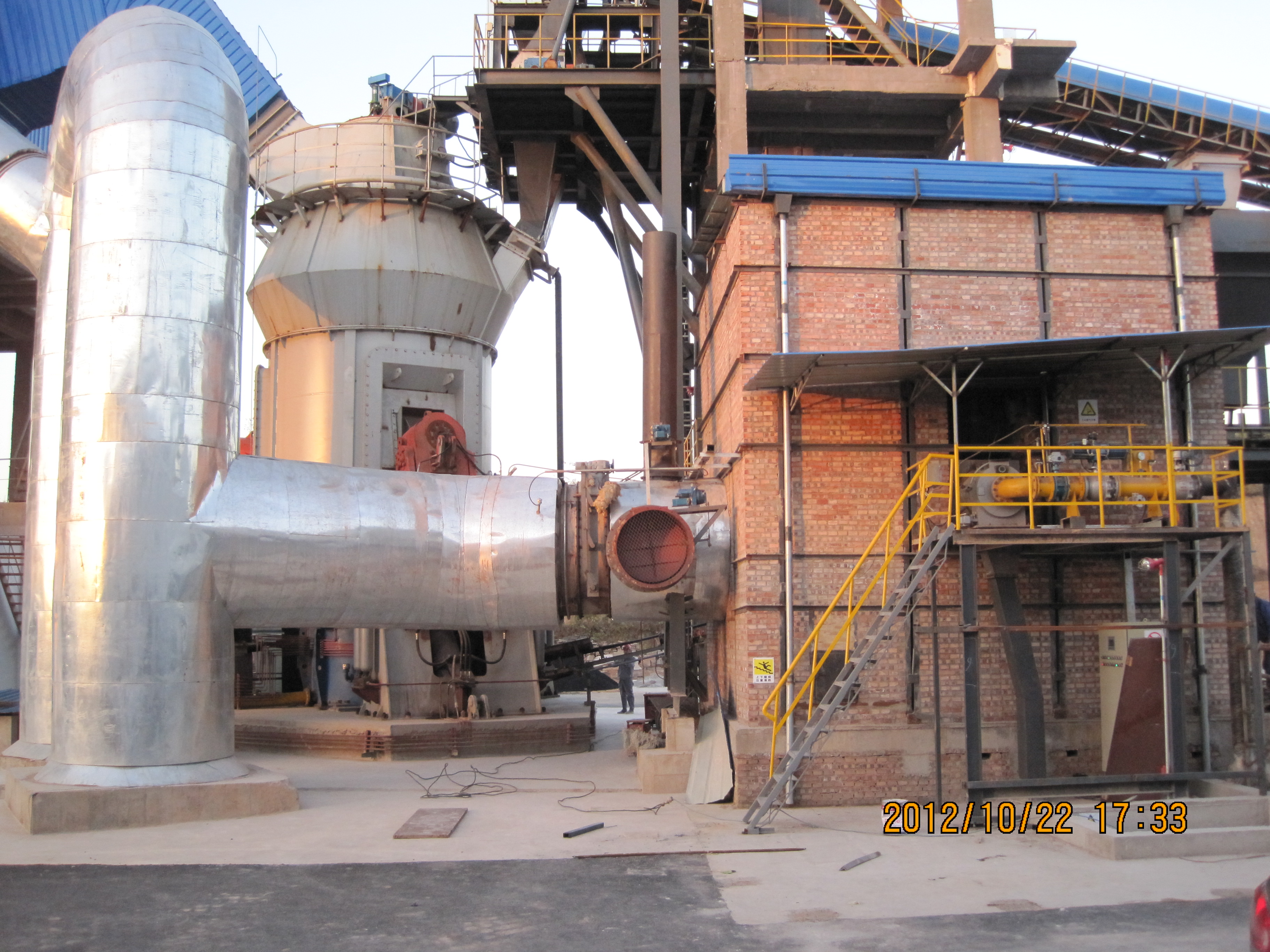 Multi-use hot air furnace (slag powder) 